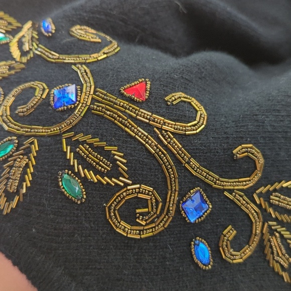 Vintage Bejeweled Sweater - Picture 2 of 5